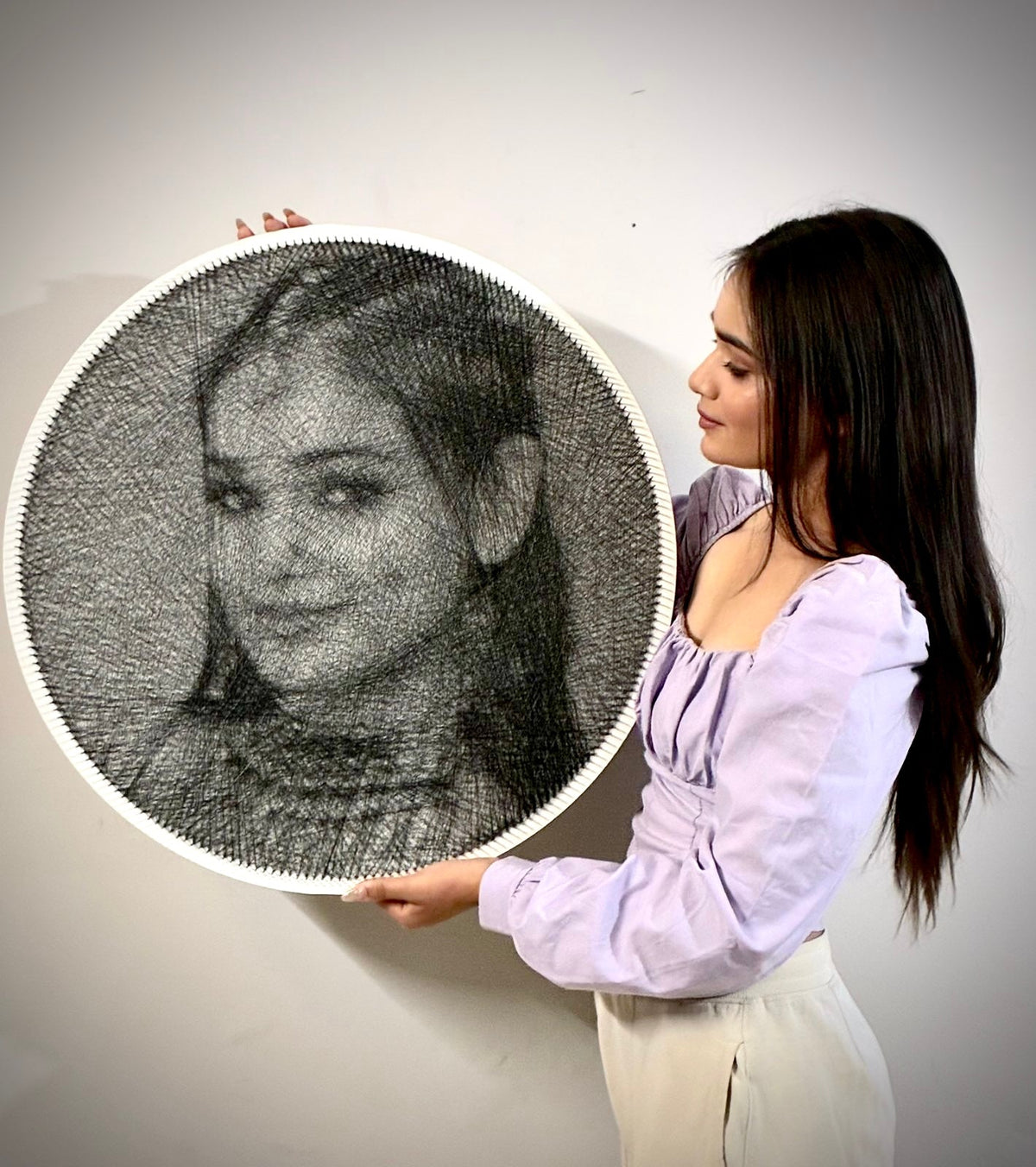 Custom String Art Portrait from Photo | Handmade Personalized Gift - WeGift