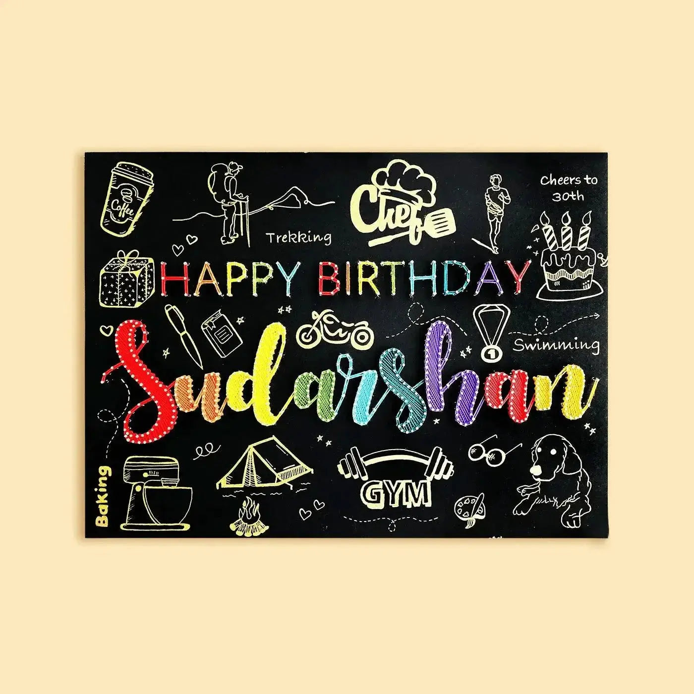 Timeless Birthday Keepsake String Art - WeGift