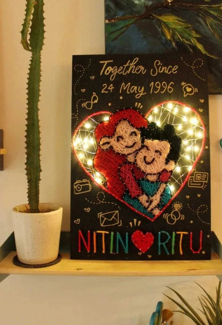 The Hug of Love - Couple String - Stitch&Gift