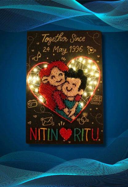 The Hug of Love - Couple String - Stitch&Gift