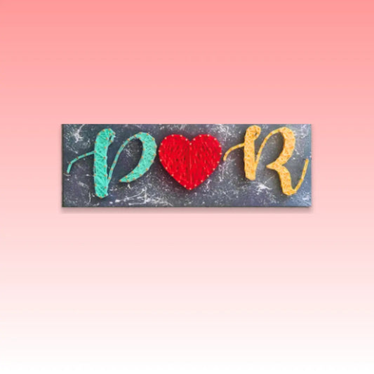 Couple Love String art Nameplate - WeGift