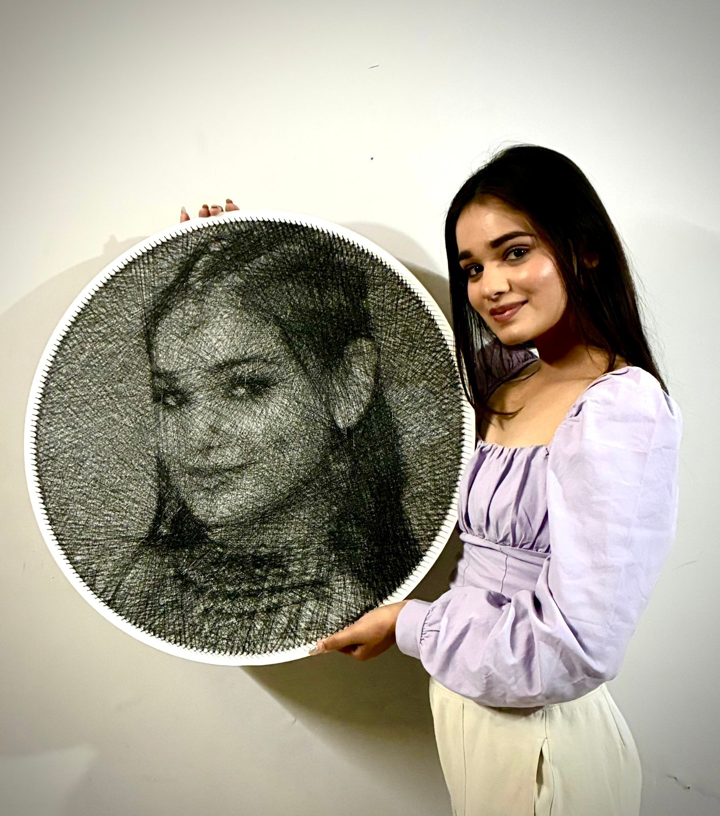 Custom String Art Portrait from Photo | Handmade Personalized Gift - WeGift