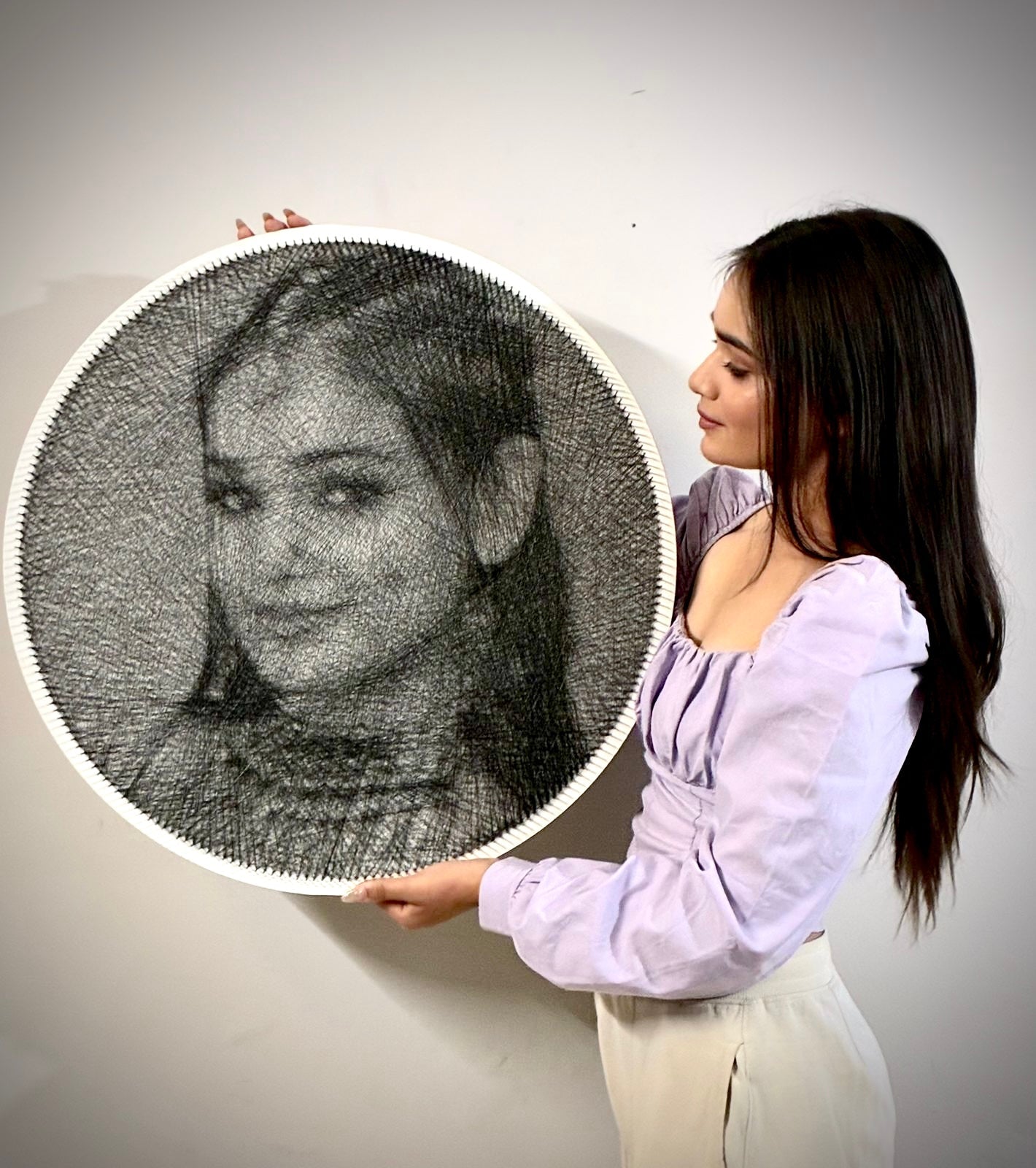 Custom String Art Portrait from Photo | Handmade Personalized Gift - WeGift