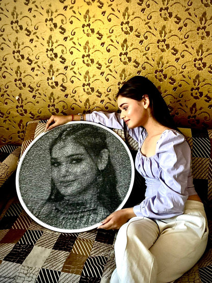Custom String Art Portrait from Photo | Handmade Personalized Gift - WeGift