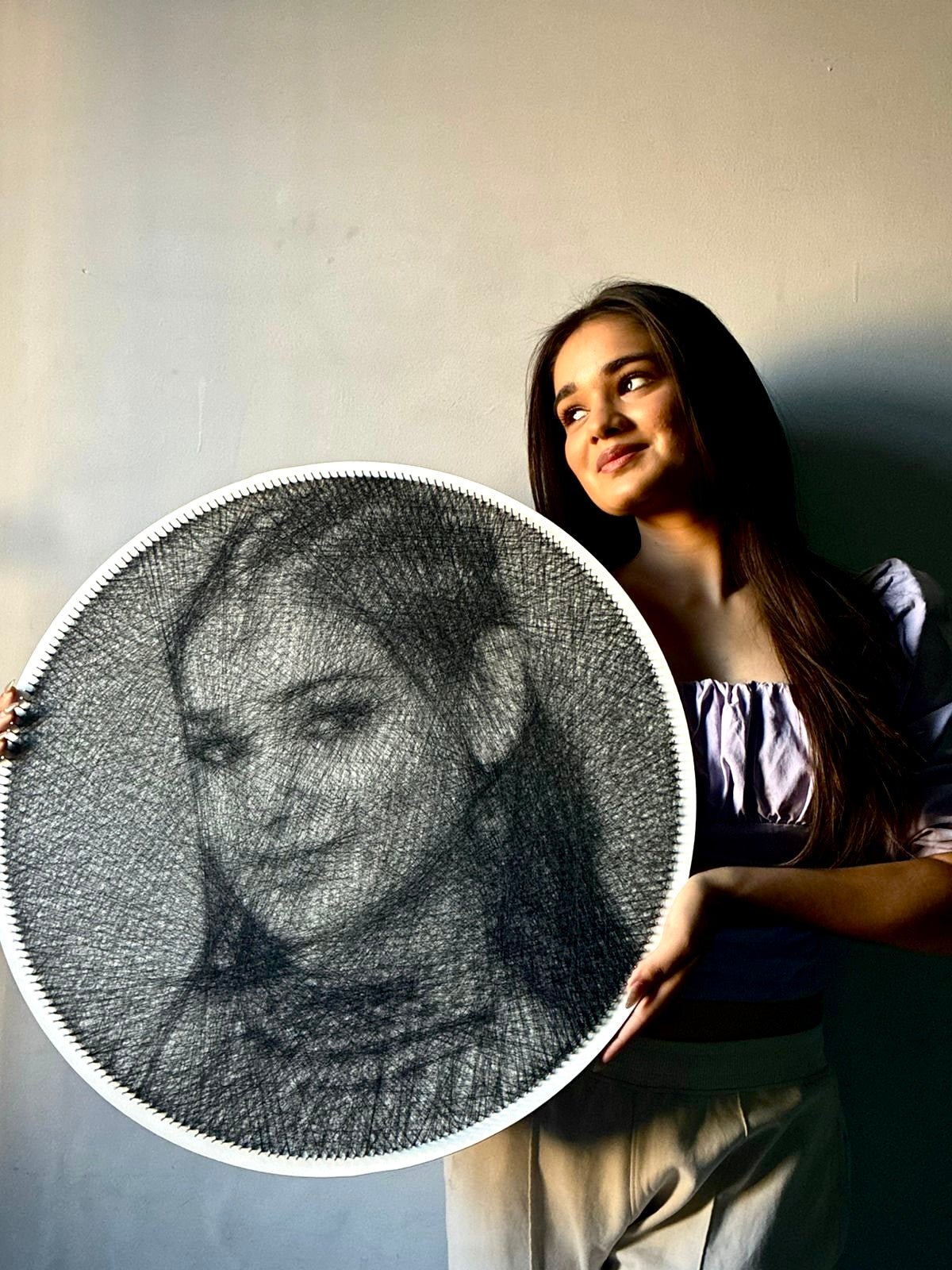 Custom String Art Portrait from Photo | Handmade Personalized Gift - WeGift