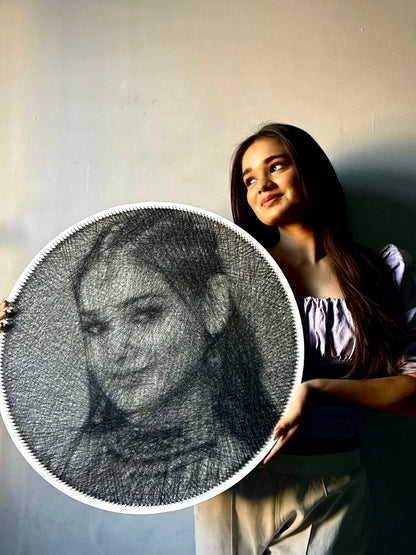 Custom String Art Portrait from Photo | Handmade Personalized Gift - WeGift