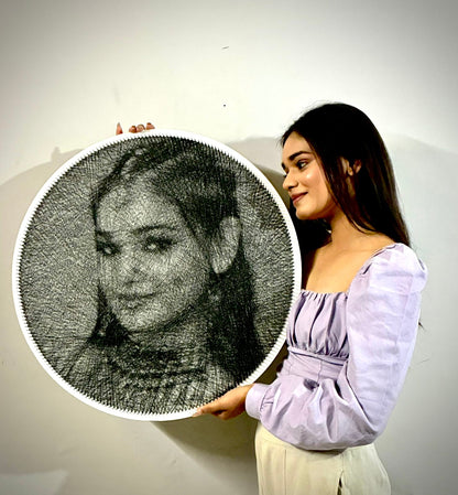 Custom String Art Portrait from Photo | Handmade Personalized Gift - WeGift