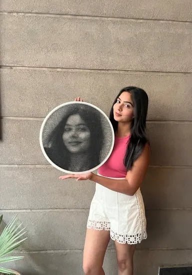 Custom String Art Portrait: Personalized Gift & Handcrafted Wall Art - WeGift