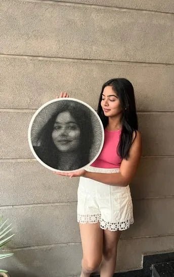 Custom String Art Portrait: Personalized Gift & Handcrafted Wall Art - WeGift