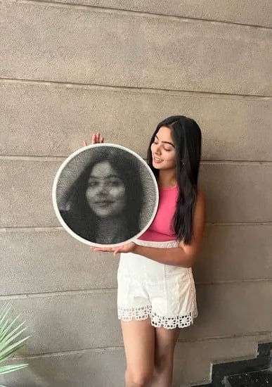 Custom String Art Portrait: Personalized Gift & Handcrafted Wall Art - WeGift