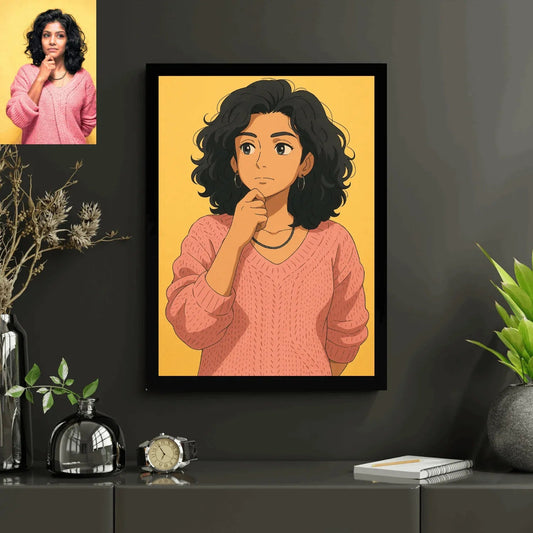 Customized Ghibli Art Photo Frame - WeGift