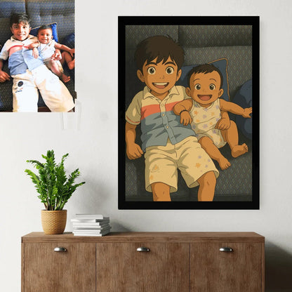Customized Ghibli Art Photo Frame - WeGift