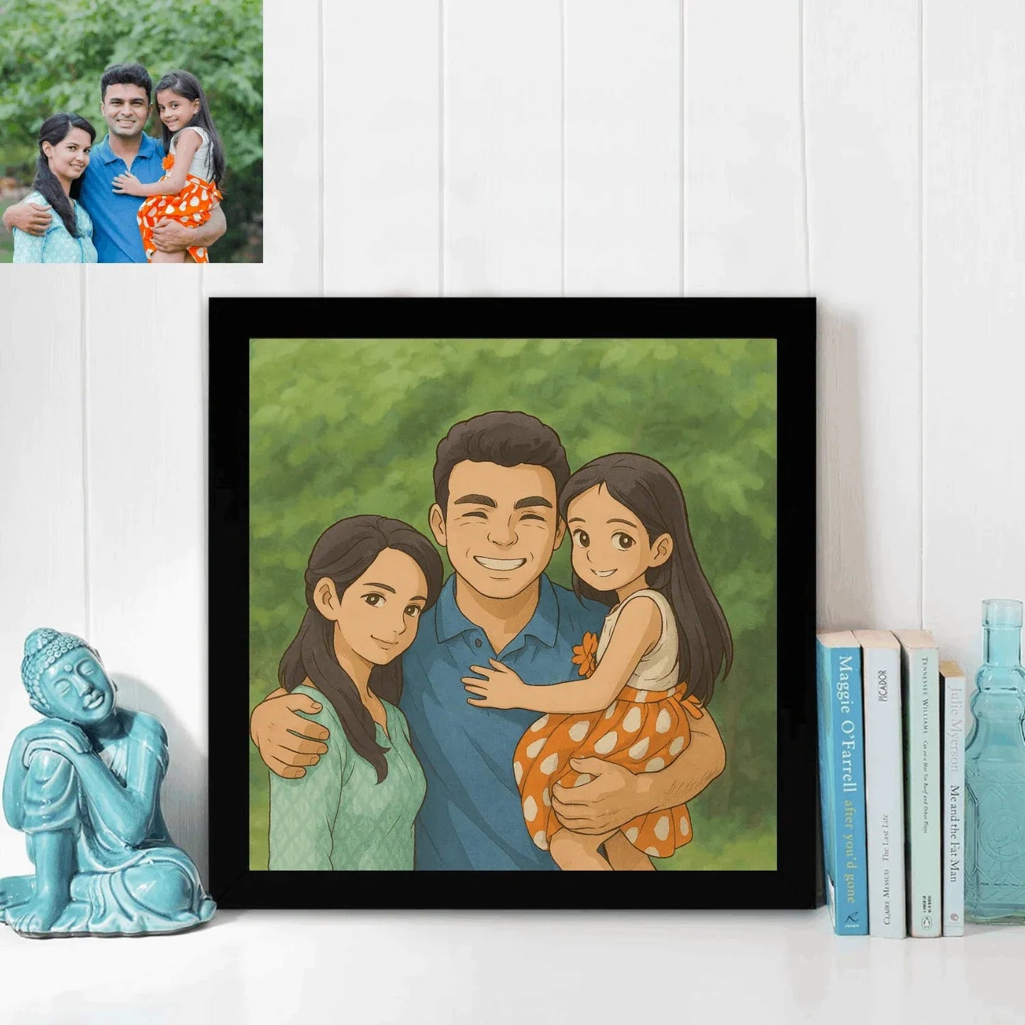 Customized Ghibli Art Photo Frame - WeGift