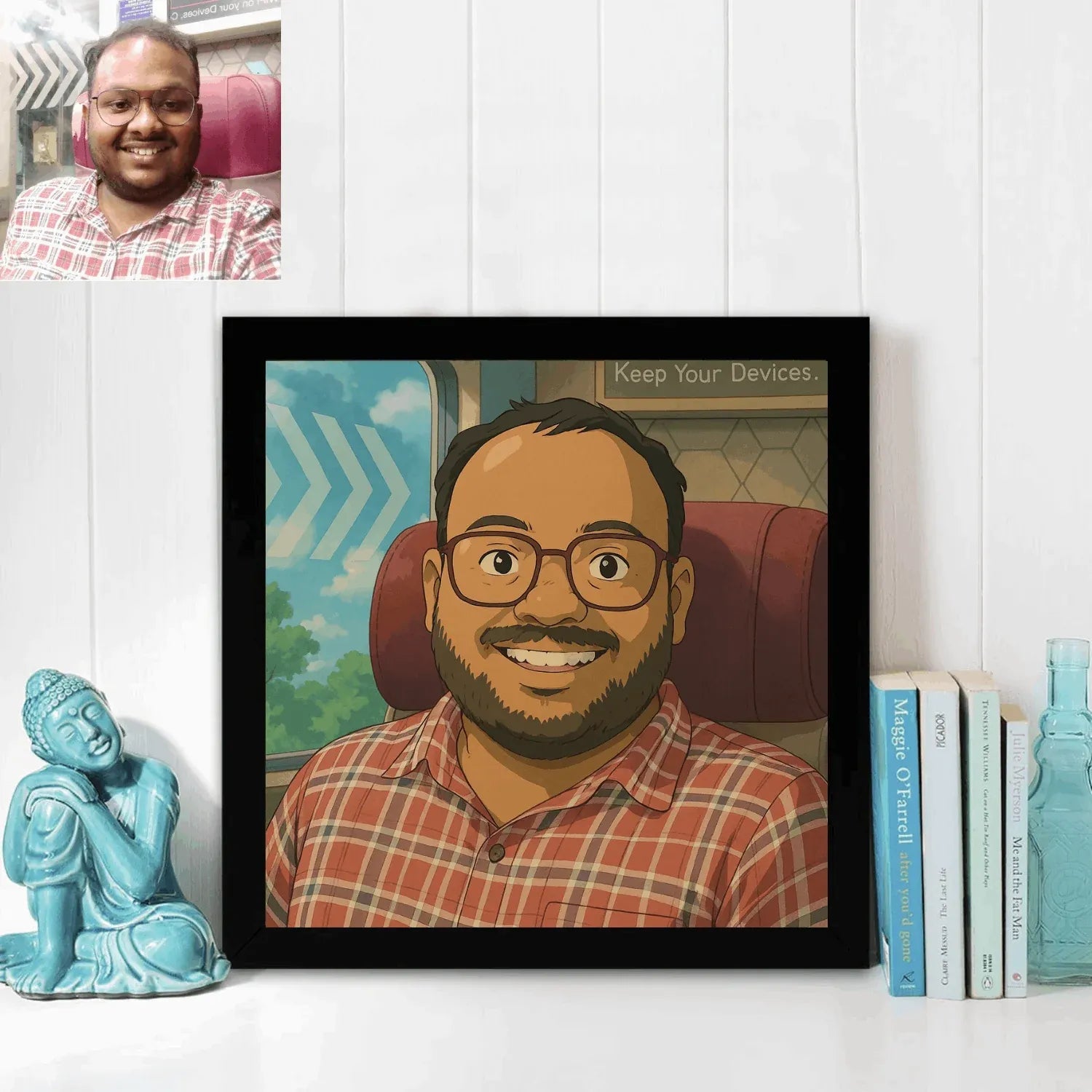 Customized Ghibli Art Photo Frame - WeGift