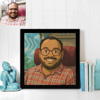 Customized Ghibli Art Photo Frame - WeGift