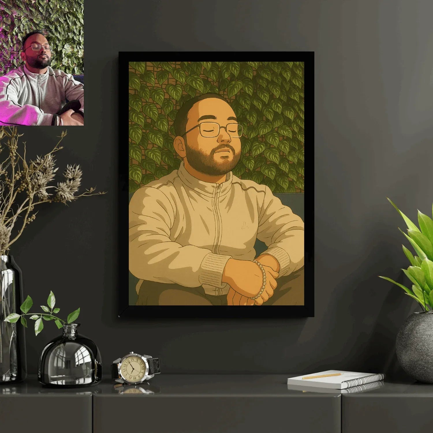Customized Ghibli Art Photo Frame - WeGift