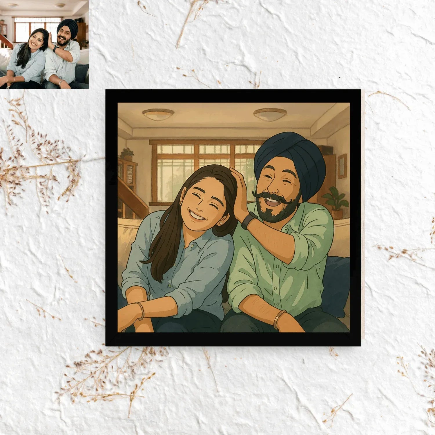 Customized Ghibli Art Photo Frame - WeGift