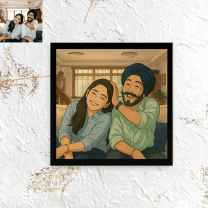 Customized Ghibli Art Photo Frame - WeGift