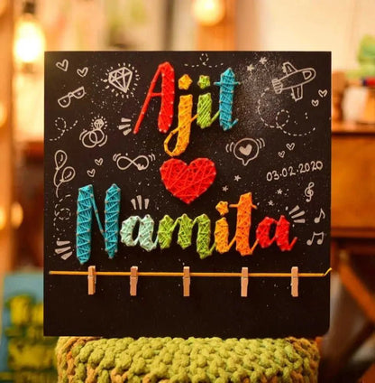 Heart Love Name Personalized String Art - WeGift