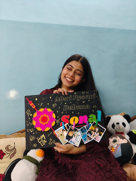 Rakhi String Art for sister - WeGift