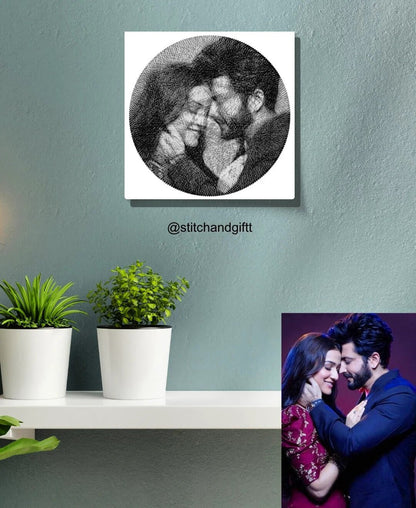 Romantic Customized Handmade String Art Gift for Couples Best for Wedding, Anniversary and Birthday - WeGift