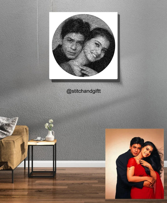 Romantic Customized Handmade String Art Gift for Couples Best for Wedding, Anniversary and Birthday - WeGift