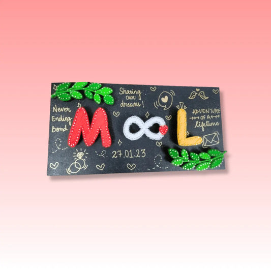 String art Nameplate for couple - WeGift