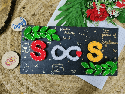 String art Nameplate for couple - WeGift