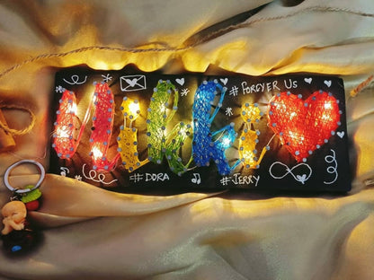 String art nameplate for loved ones - WeGift