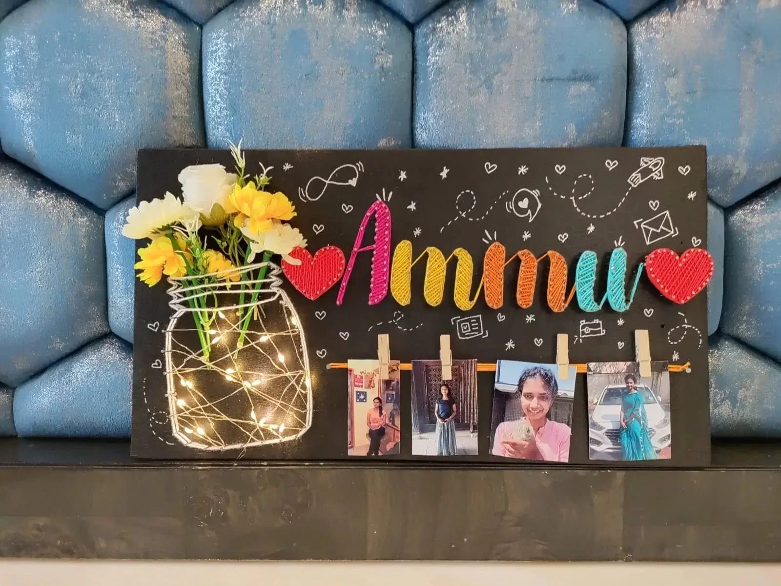 String art Nameplate for Loved Ones - WeGift