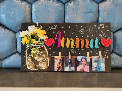 String art Nameplate for Loved Ones - WeGift