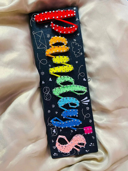 String art nameplate for loved ones - WeGift