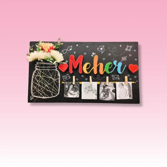 String art Nameplate for Loved Ones - WeGift