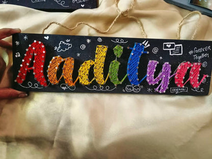 String art nameplate for loved ones - WeGift