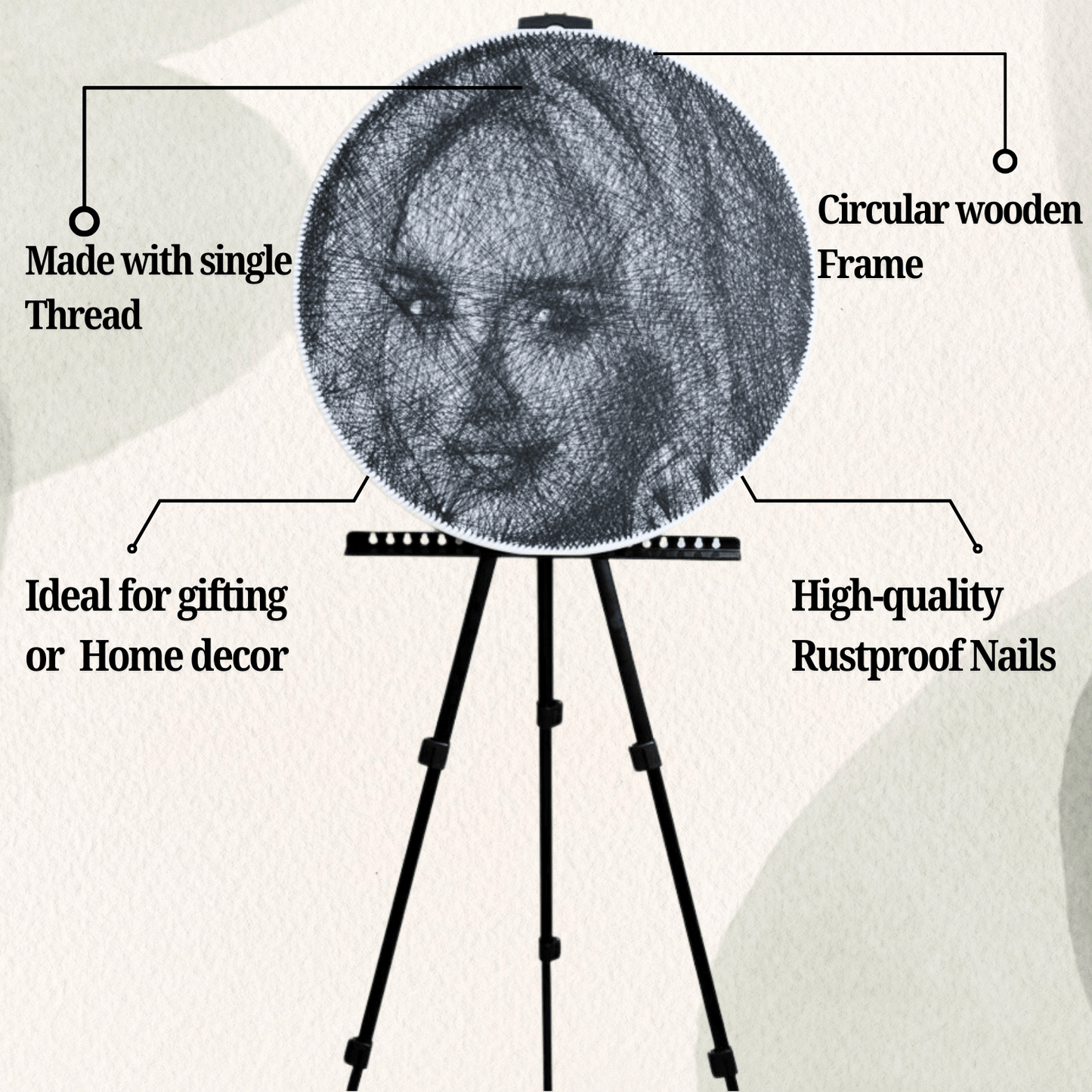 String Art Portrait - Personalized Gift for Special Occasions for Your Love - WeGift