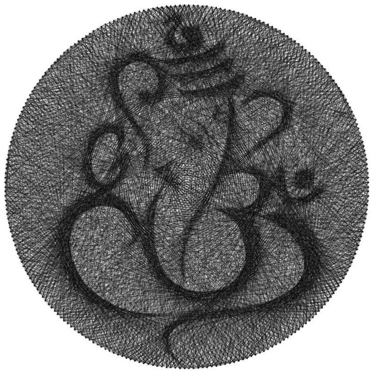 Threads of Faith – Handmade Spiritual Thread Art Décor - WeGift