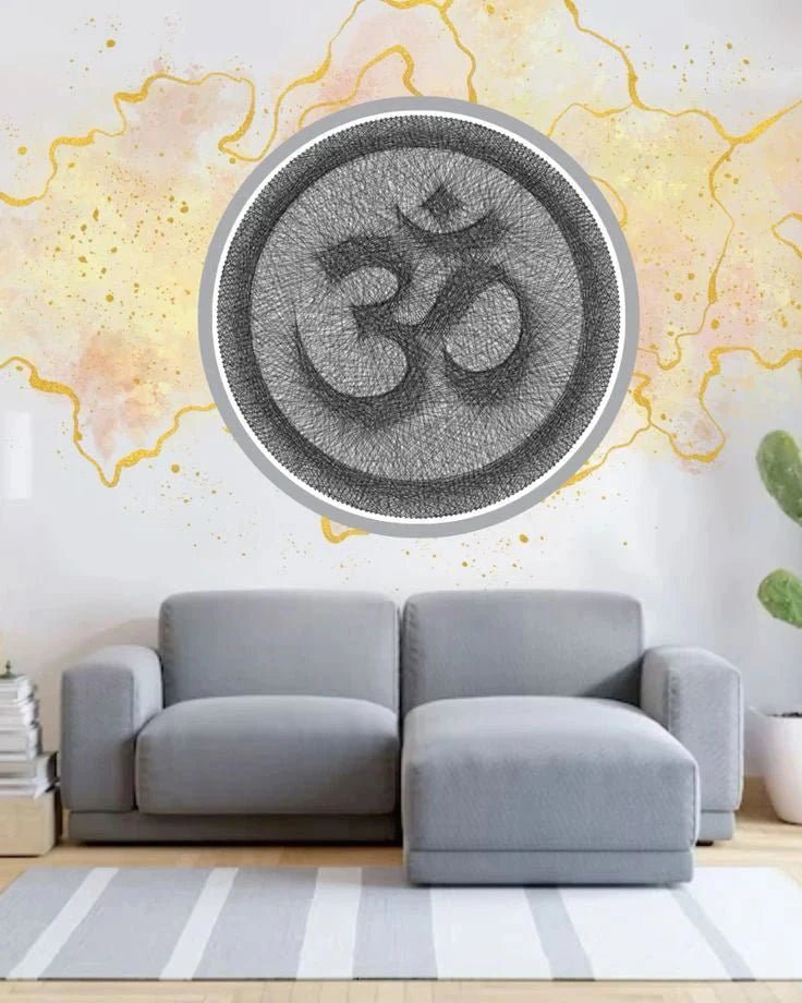 Threads of Faith – Handmade Spiritual Thread Art Décor - WeGift
