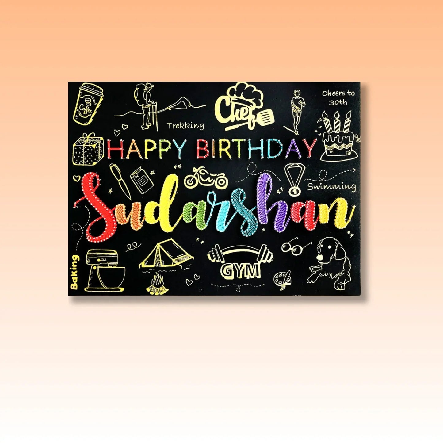 Timeless Birthday Keepsake String Art - WeGift